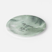 グリーンマウンテンカントリーウェディングケーキ紙プレート ペーパープレート (アングル)