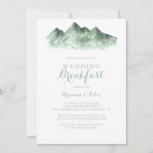 グリーンマウンテンカントリーウェディングブレックファスト 招待状 (正面)