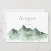 グリーンマウンテンカントリーウェディング予約サイン (裏面)