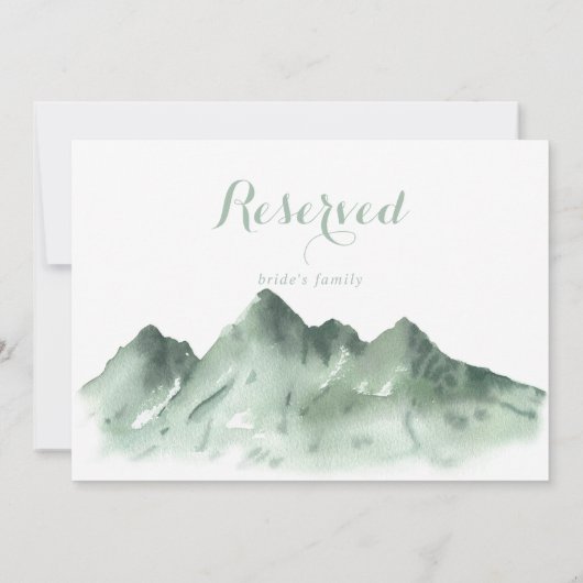 グリーンマウンテンカントリーウェディング予約サイン (裏面)