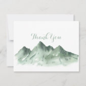 グリーンマウンテンカントリーフラット結婚ズサンキューカード サンキューカード (正面)