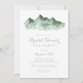 グリーンマウンテンカントリーブライダルシャワーティーパーティー 招待状 (正面)