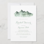 グリーンマウンテンカントリー書道ブライダルシャワー 招待状 (正面)