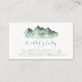 グリーンマウンテンカントリー赤ちゃんシャワー予約リクエスト エンクロージャーカード (正面)
