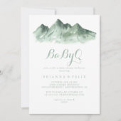 グリーンマウンテンカントリーBabyQベビーシャワーバーベキュー 招待状 (正面)