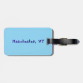 グリーンマウンテンスキー – Manchester, VT Ski Town ラゲッジタグ (裏面横)