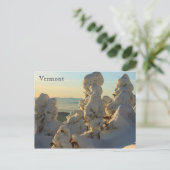 グリーンマウンテンズバーモントin冬 ポストカード (スタンド正面)
