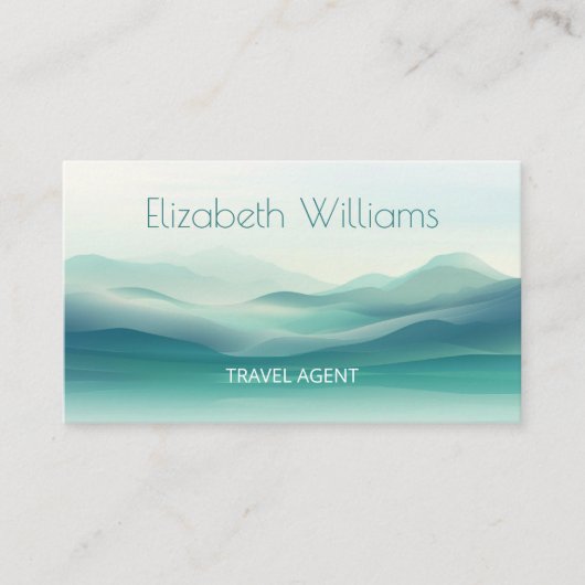 グリーンマウンテンズ旅行代理店 | QRコード 名刺 (正面)