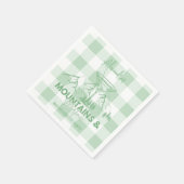 グリーンマウンテンズ&マーティーニバチェロレッテ スタンダードカクテルナプキン (角)