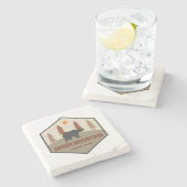 グリーンマウンテンナショナルフォレストベア ストーンコースター (横)