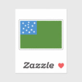 グリーンマウンテンボーイズ国旗 シール (シート)