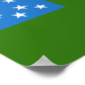 グリーンマウンテンボーイズ国旗 ポスター (角)