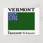 グリーンマウンテンボーイズ国旗 ポストカード (正面)