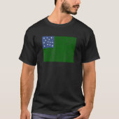 グリーンマウンテンボーイズVermont共和国国旗Usa Tシャツ (正面)