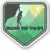 グリーンマウンテンロック登山アウトドアアドベンチャー シール (正面)