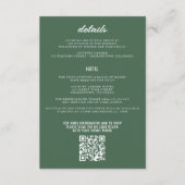 グリーンマウン結婚テン エンクロージャーカード (正面)