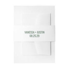 グリーンマウン結婚テン 招待状ベリーバンド