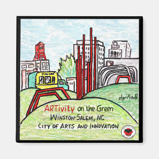 グリーンマグネットのARTcoity マグネット