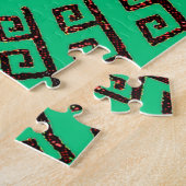 グリーンマスタイリッシュチュピチュマウンテン&サン ジグソーパズル (側面)