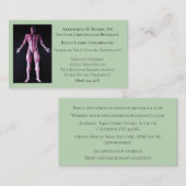 グリーンマッサージセラピーカイロプラクティックドクター 名刺 (正面/裏面)