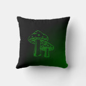 グリーンマッシュルーム クッション (裏面)