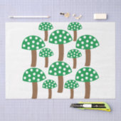 グリーンマッシュルーム 薄葉紙 (クラフト)