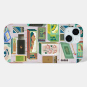 グリーンマッチボックスフォンケース Case-Mate iPhoneケース (裏面 (横))