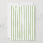 グリーンマッチャスイート 写真 誕生日招待状 招待状 (裏面)