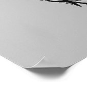 グリーンマトゥカストリーマー、フライ釣り、フライ結びアート ポスター (角)