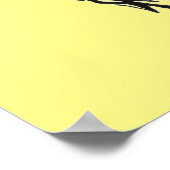 グリーンマトゥカストリーマー、フライ釣り、フライ結びアート ポスター (角)