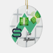 グリーンマネー |財務 セラミックオーナメント (右)