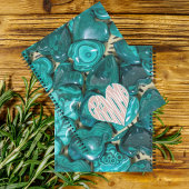 グリーンマラカイトクリスタルハート祖母 ノートブック