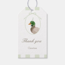 グリーンマラードダック レクタングル フェイバータグ ギフトタグ
