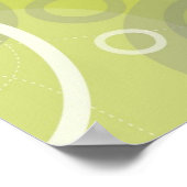 グリーンマルティニ抽象芸術ポスター ポスター (角)