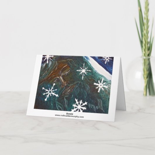 グリーンマンの睡眠-挨拶状 カード (裏面)