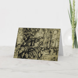 グリーンマンセピアカード カード