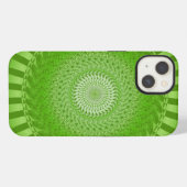 グリーンマンダラの太陽 iPhoneケース (裏面横)