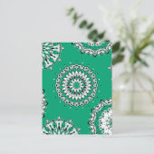 グリーンマンダラス1ポストカード ポストカード (スタンド正面)