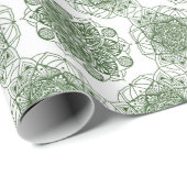 グリーンマンダラフローラ ラッピングペーパー (ロールコーナー)