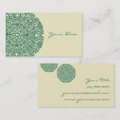 グリーンマンダラ宇宙のシンボル 名刺 (正面/裏面)