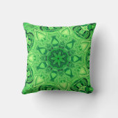 グリーンマンダラ装飾用クッション クッション (裏面)