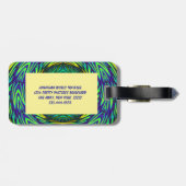 グリーンマンダラ ラゲッジタグ (裏面横)