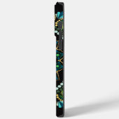 グリーンマンダラ | 手絵を描 | 神聖ジオメトリ Case-Mate iPhoneケース (裏面 / 左)