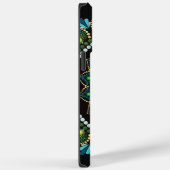 グリーンマンダラ | 手絵を描 | 神聖ジオメトリ Case-Mate iPhoneケース (裏面 / 右)