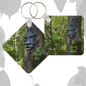 グリーンマン異教の神話ケルト神話の写真 キーホルダー