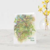 グリーンマン2 カード (黄色い花)