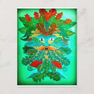 グリーンマン ポストカード