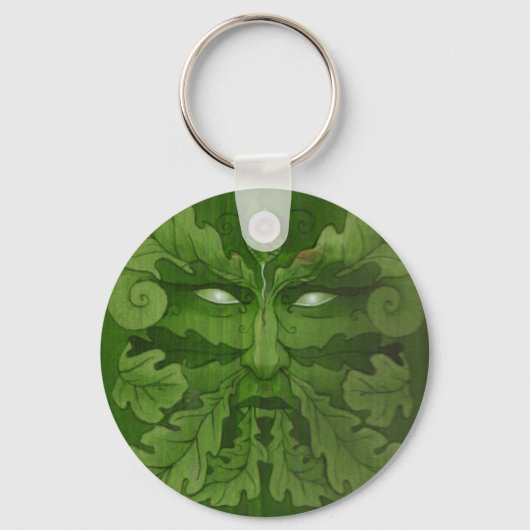 グリーンマン・マスター キーホルダー (正面)