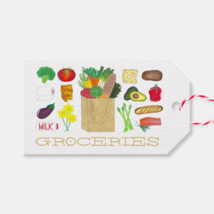 グリーンマーケットスーパーショッピングフルーツ野菜食品 ギフトタグ
