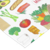 グリーンマーケットスーパーショッピングフルーツ野菜食品 テーブルクロス (アングル)